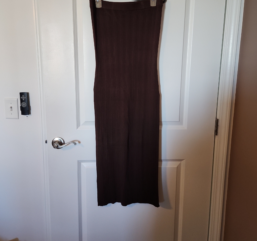 Good American Brown A-Line Skirt